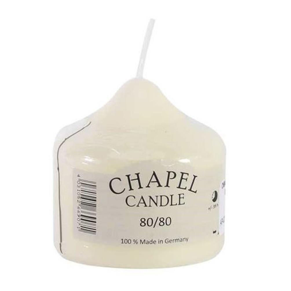 Chapel Candles Ivory Pillar Candle 8cm x 8cm £5.93